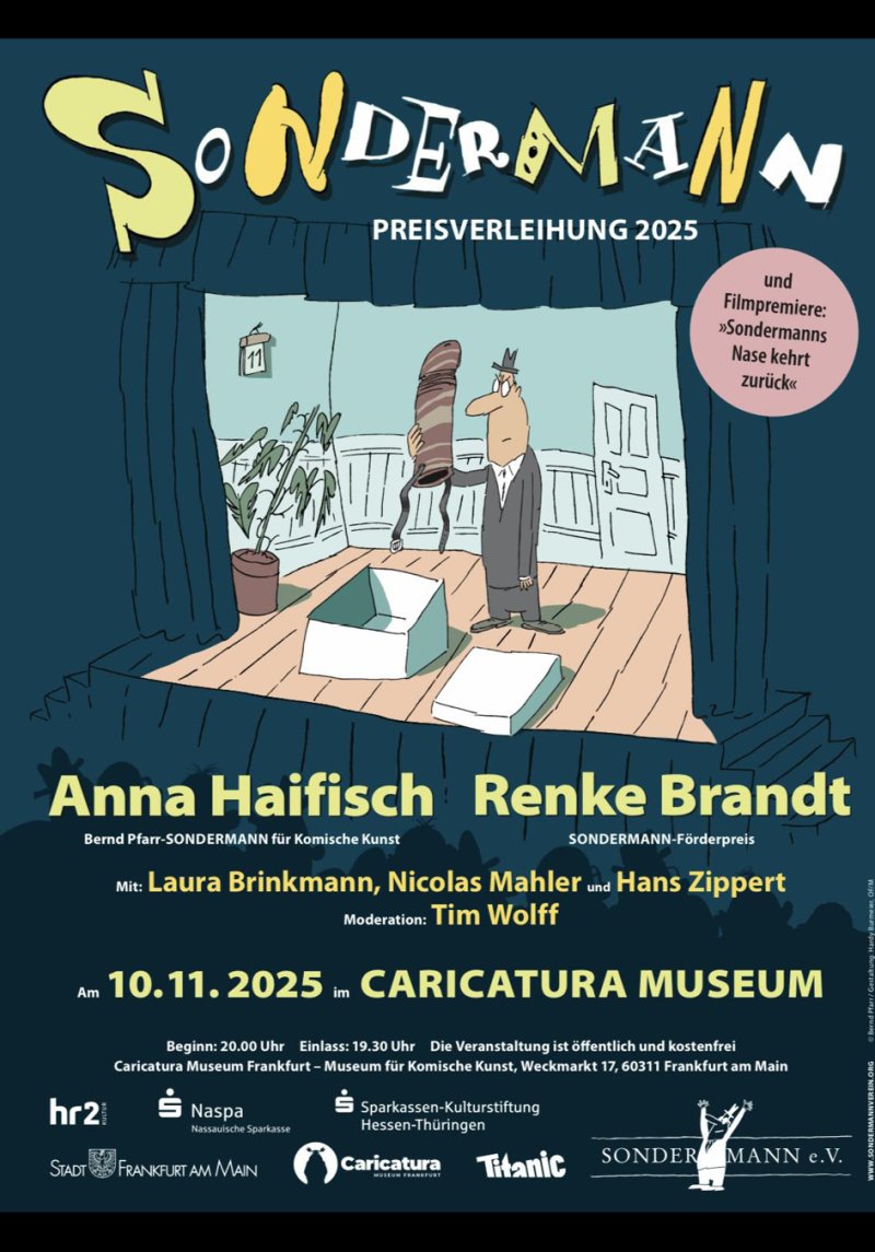 Sondermann Preisverleihung 2025 Plakat